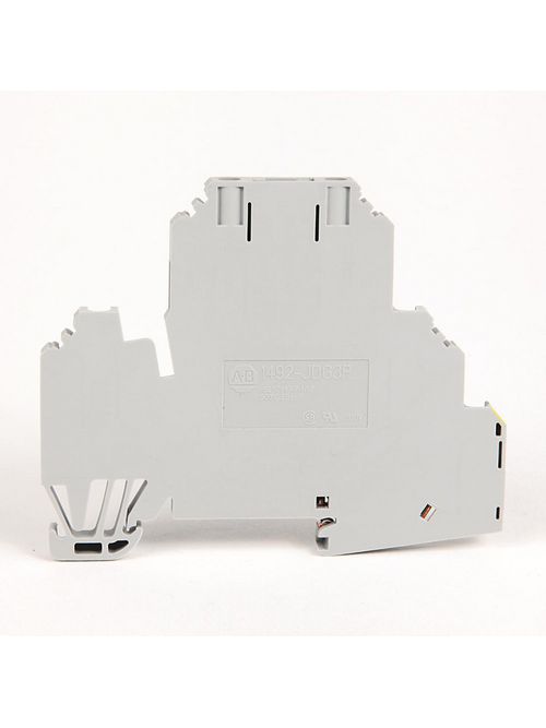 Product image for Allen-Bradley 1492-JDG3PSSTP IEC 2Ckt Plug-In Grd Blk,w/ Surge Supp,