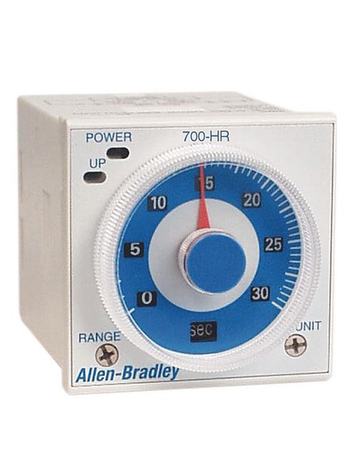 Allen-Bradley 700-HRS42TU24 Tube Base Dial Timing Relay Allen-Bradley 700-HRS42TU24 Tube Base Dial Timing Relay