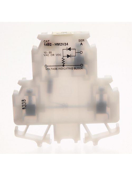 Allen-Bradley 1492-HM2V24 Terminal Block Multi-Rail Mounted LED Indicator Allen-Bradley 1492-HM2V24 Terminal Block Multi-Rail Mounted LED Indicator