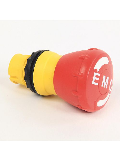 Allen-Bradley 800FP-MT44E 40 mm Plastic Mushroom Twist-Release Push Button Allen-Bradley 800FP-MT44E 40 mm Plastic Mushroom Twist-Release Push Button