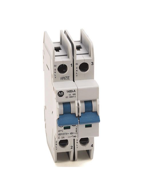 Product image for Allen-Bradley 1489-A2C160 16 A UL489 Miniature Circuit Breaker