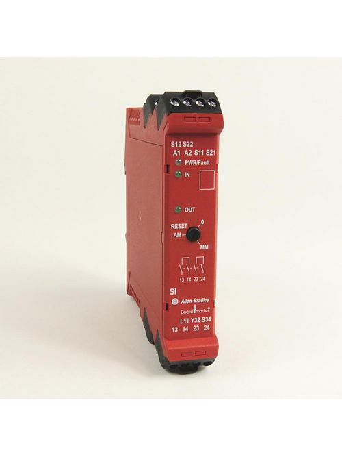 Allen-Bradley 440R-S12R2 Single Input Guardmaster Safety Relay Allen-Bradley 440R-S12R2 Single Input Guardmaster Safety Relay