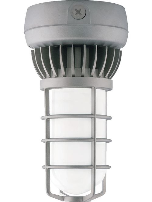RAB VXLED26DG 26 W 120/208/240/277 Volt 11-1/4 x 6 Inch Cool Natural Die-Cast Aluminum LED Vaporproof Lighting Fixture RAB VXLED26DG 26 W 120/208/240/277 Volt 11-1/4 x 6 Inch Cool Natural Die-Cast Aluminum LED Vaporproof Lighting Fixture