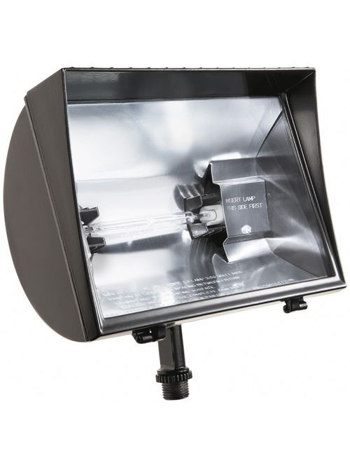 RAB QF500F 500 W 120 Volt 8-3/8 x 6-1/2" Bronze Die-Cast Aluminum Quartz Floodlight Fixture RAB QF500F 500 W 120 Volt 8-3/8 x 6-1/2" Bronze Die-Cast Aluminum Quartz Floodlight Fixture