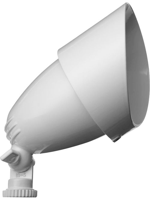 Product image for RAB QB1W 75 W 120 Volt 3-1/2 x 5 Inch White Die-Cast Aluminum Quartz Floodlight Fixture