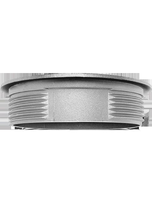 Product image for RAB XC2 4-1/2 Inch 1-Hole Round Natural Die-Cast Aluminum Heavy Duty Weatherproof Cover