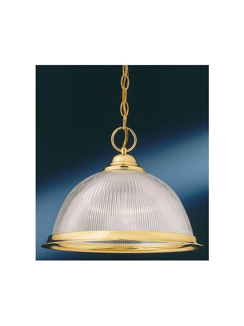 Product image for Thomas Lighting/Forecast SL8260-1 1-Lamp 150 W Clear Ribbed Glass Shade Pendant Light Fixture