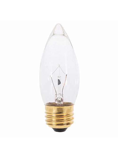 SATCO A3632 40 W 130 Volt 370 Lumen Clear E26 Medium Base B11 Decorative Incandescent Lamp SATCO A3632 40 W 130 Volt 370 Lumen Clear E26 Medium Base B11 Decorative Incandescent Lamp