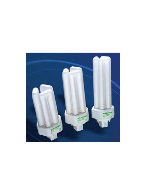 Product image for Sylvania Ecologic 20760 18 W 82 CRI 2700 K 1200 lm GX24Q-2 Base 4-Pin Triple Dimmable Compact Fluorescent Lamp