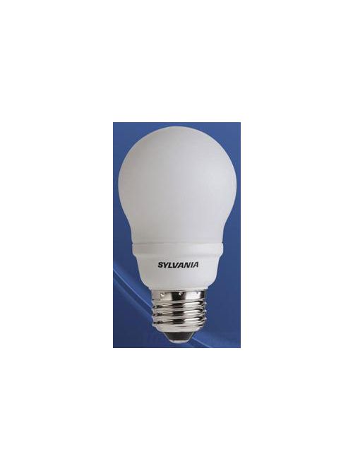 Product image for Sylvania 29526 9 W 82 CRI 3000 K 475 lm Medium Base Classic A-Line Electronic Compact Fluorescent Lamp