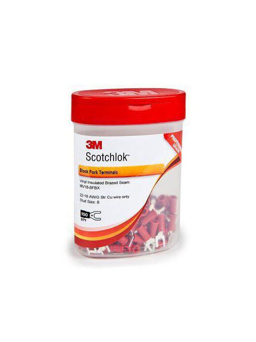 3M MV18-8FBX 100/Bottle Vinyl Insulated Block Fork 3M MV18-8FBX 100/Bottle Vinyl Insulated Block Fork