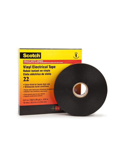 3M 22-3/4"X36YD 10.0 Mil (19.05 mm x 3) Heavy Duty Vinyl Tape 3M 22-3/4"X36YD 10.0 Mil (19.05 mm x 3) Heavy Duty Vinyl Tape