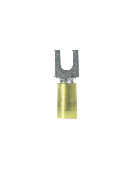 Panduit PN10-8F-L 12-10 AWG Nylon Insulated Fork Terminal Panduit PN10-8F-L 12-10 AWG Nylon Insulated Fork Terminal