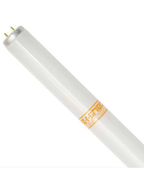 Product image for Shat-R-Shield 30191I 48 Inch 40 W Medium Bi-Pin T12 Copolymer Coated Linear Fluorescent Lamp