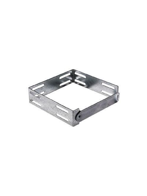 Product image for Unity Manufacturing 88C 8 x 8 Inch NEMA 1 Galvanized Carbon Steel Lay-In Wireway Connector