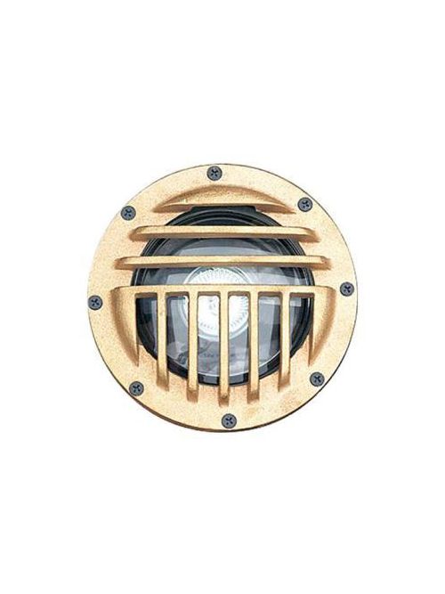Product image for Hadco I2G-H 6-5/8 x 8-13/16 Inch 120 Volt PAR36 Bi-Pin Bronze In-Ground Garden Light with Rock Guard
