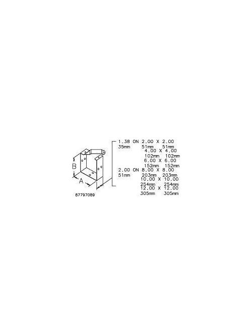 Hoffman F1212GUCGV U Connector Hoffman F1212GUCGV U Connector