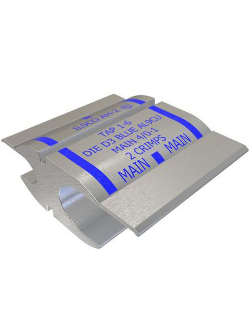 ILSCO AH-2 UL Listed 4/0-1 AWG Main Range 1 - 6 AWG Tap Range Aluminum Compression Tap ILSCO AH-2 UL Listed 4/0-1 AWG Main Range 1 - 6 AWG Tap Range Aluminum Compression Tap