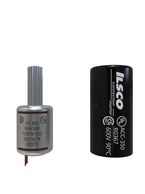 ILSCO ACM-250 UL/CSA Listed 250 MCM Aluminum Compression Pin Terminal ILSCO ACM-250 UL/CSA Listed 250 MCM Aluminum Compression Pin Terminal