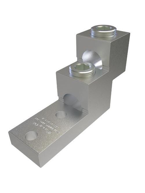 ILSCO PB2-600 UL Rated 600 MCM 2 AWG 13/32 Inch Mounting Hole 1-3/8 Inch Hole Spacing Aluminum Mechanical Lug ILSCO PB2-600 UL Rated 600 MCM 2 AWG 13/32 Inch Mounting Hole 1-3/8 Inch Hole Spacing Aluminum Mechanical Lug