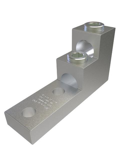ILSCO PB2-750-2N UL Rated 750 MCM 1/0 AWG 13/32 Inch Mounting Hole 1-3/8 Inch Hole Spacing Aluminum Mechanical Lug ILSCO PB2-750-2N UL Rated 750 MCM 1/0 AWG 13/32 Inch Mounting Hole 1-3/8 Inch Hole Spacing Aluminum Mechanical Lug