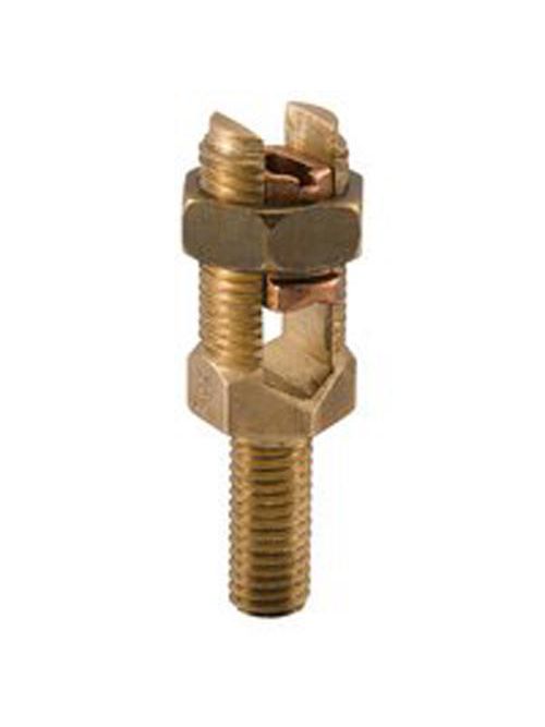 ILSCO SPSL-4 8 to 1 AWG 3/8-16 x 1-1/8 Inch Stud Bronze 1-Conductor Service Post Connector ILSCO SPSL-4 8 to 1 AWG 3/8-16 x 1-1/8 Inch Stud Bronze 1-Conductor Service Post Connector
