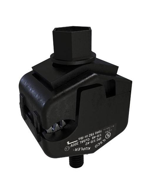 ILSCO IPC-1/0-2 UL CSA Listed 1/0-8 AWG Main Range 2-8 AWG Tap Range Insulation Piercing Connector ILSCO IPC-1/0-2 UL CSA Listed 1/0-8 AWG Main Range 2-8 AWG Tap Range Insulation Piercing Connector