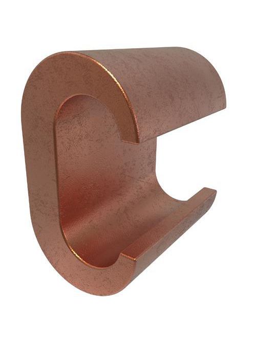 ILSCO ULT-7-Z 2 to 2 AWG Run or Tap 7/8 x 39/64 x 1-1/16 Inch Copper Alloy Compression C-Tap Connector ILSCO ULT-7-Z 2 to 2 AWG Run or Tap 7/8 x 39/64 x 1-1/16 Inch Copper Alloy Compression C-Tap Connector