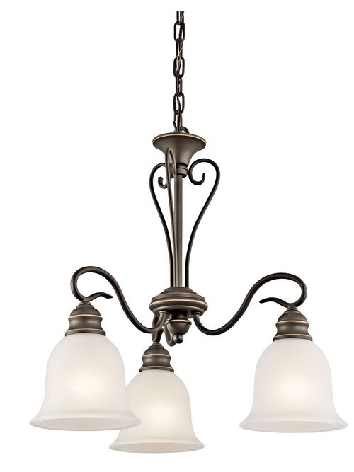 Product image for Kichler 42905OZ Tanglewood™ 3 Light Chandelier Olde Bronze®