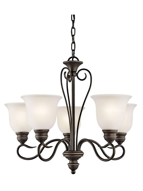 Product image for Kichler 42906OZ Tanglewood™ 5 Light Chandelier Olde Bronze®
