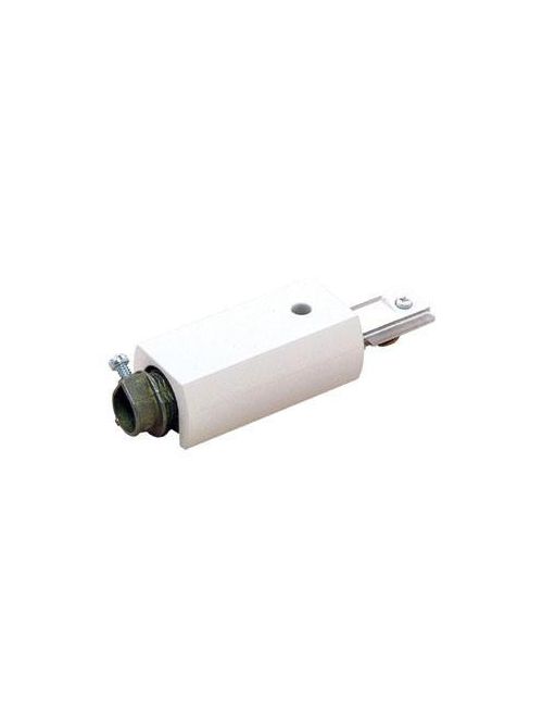 Product image for Philips 9147WH Radius Matte White Surface Feed Connector