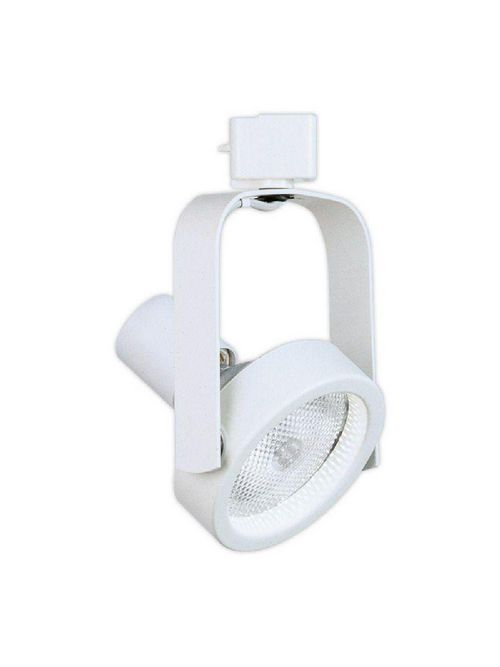 Product image for Philips 6282 50 W 120 Volt PAR30 Ring Matte White Halogen Track Lighting System