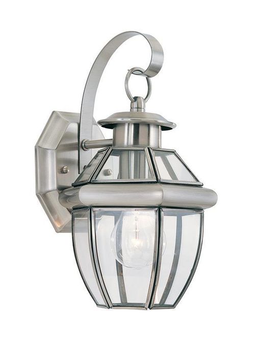 Product image for Lancaster 1 Light Wall Lantern - Antique Brushed Nickel