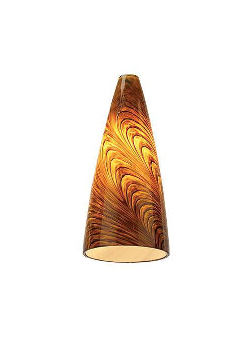 Product image for Sea Gull Lighting 94229-6028 4-1/2 x 9-11/16 Inch 40/50/100 W 120 Volt Medium A19 G9/GU10 T4 Caramel Swirl Pendant Glass Shade