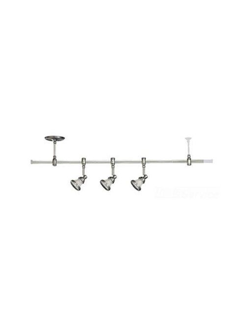 Product image for Sea Gull Lighting 94517-965 3-Lamp 40 W 120 Volt Antique Brushed Nickel G9 Halogen Directional Rail Kit