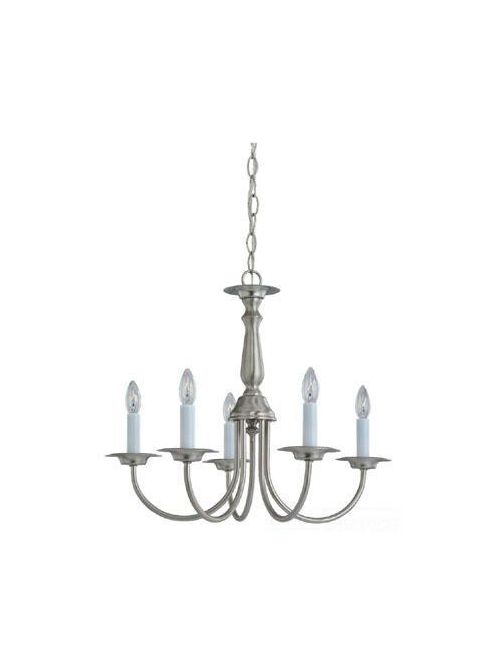 Product image for Sea Gull Lighting 3916-962 5-Light Brushed Nickel Chandelier
