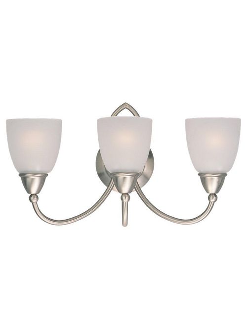 Product image for Sea Gull Lighting 40075-962 3-Light Brushed Nickel Bath Bar Lighting Fixture