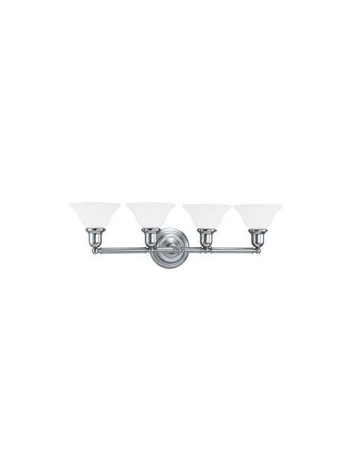 Product image for Sea Gull Lighting 44063-962 4-Light Decorative Brushed Nickel Bath Lighting Fixture
