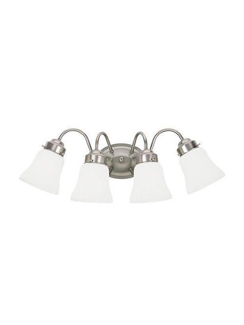 Product image for Sea Gull Lighting 44021-962 4-Light Brushed Nickel Bath Lighting Fixture