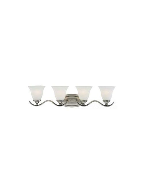 Product image for Sea Gull Lighting 44362-965 4-Light Antique Brush Nickel Bath Bar Lighting Fixture