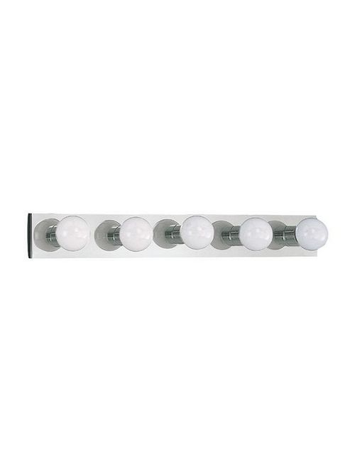 Product image for Center Stage 5 Light Vanity - Chrome