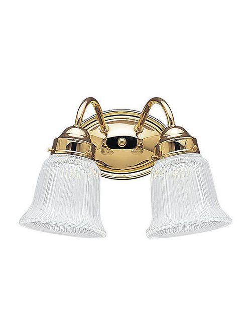 Product image for Sea Gull Lighting 4871-02 2-Light Wall and Bath Lighting Fixture