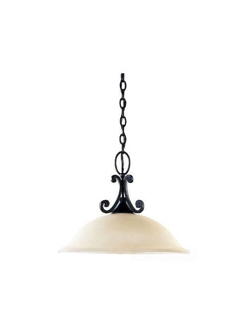 Product image for Sea Gull Lighting 65190-07 1-Lamp 8/13.5/150 W 120 Volt Weathered Iron Medium A19 Pendant Light Fixture