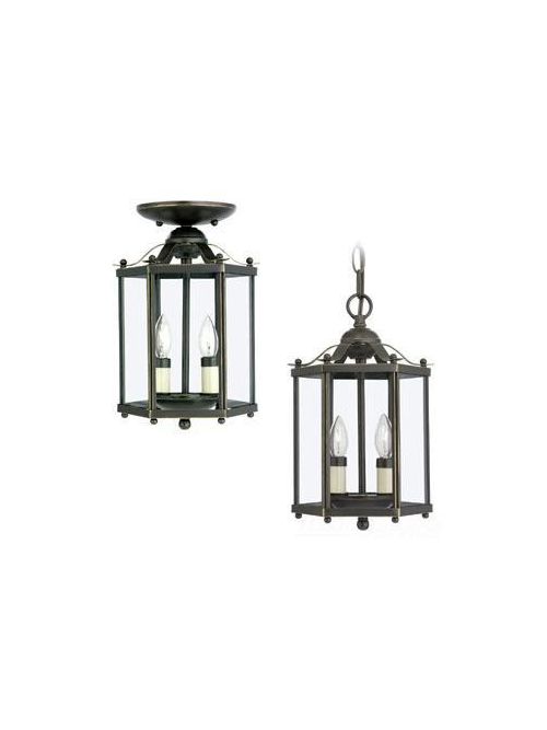 Product image for Sea Gull Lighting 5232-782 2-Lamp 40 W 120 Volt Heirloom Bronze Candelabra Torpedo Hall/Foyer Light Fixture