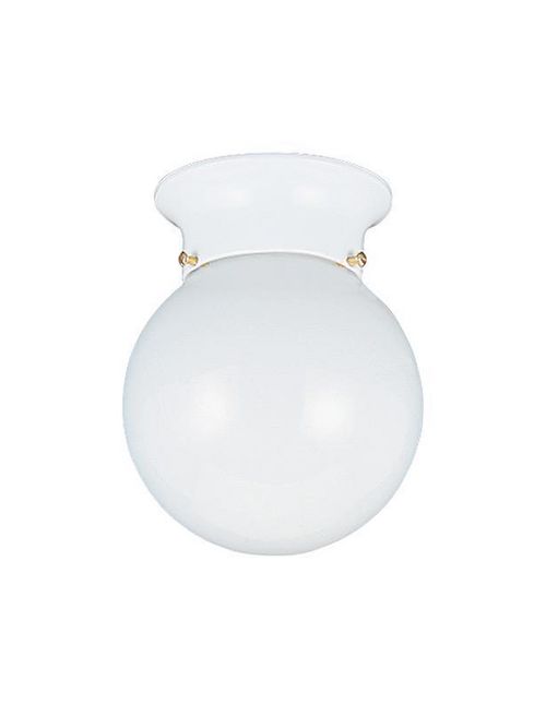 Product image for Tomkin 1 Light Flush Mount - White