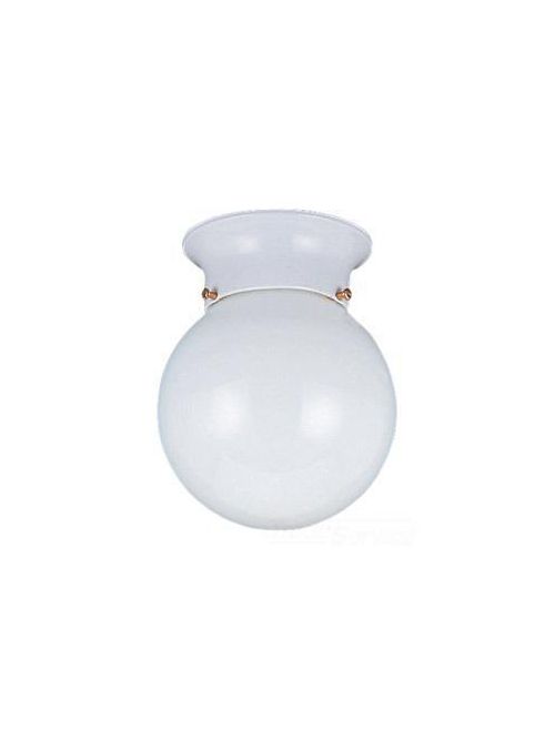Product image for Sea Gull Lighting 5990BLE-15 1-Lamp 13 W 120 Volt White GU24 Fluorescent Ceiling Light Fixture