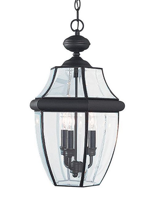 Product image for Lancaster 3 Light Hanging Lantern - Black