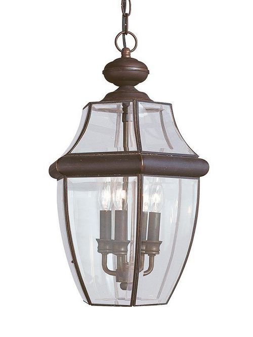 Product image for Lancaster 3 Light Hanging Lantern - Antique Bronze