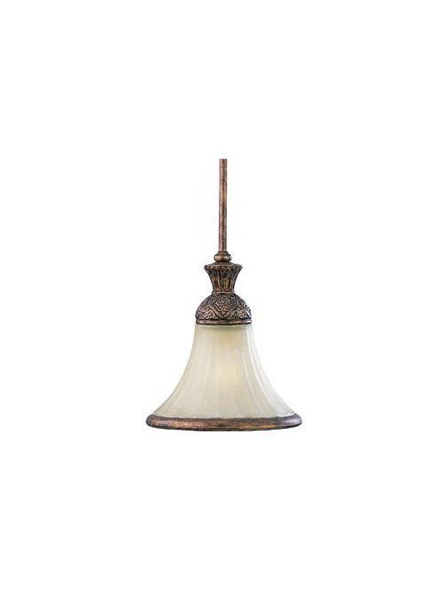 Product image for Sea Gull Lighting 61251-758 1-Lamp 8/13.5/100 W 120 Volt Regal Bronze Resin Medium A19 Pendant Light Fixture