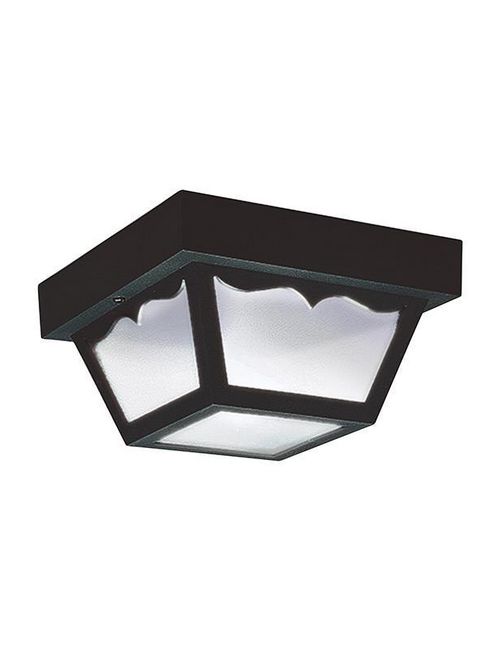 Product image for 1 Light Outdoor Flush Mount - Clear